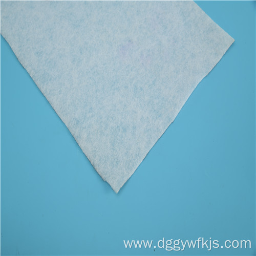 White needle-punched cotton flame retardant cotton